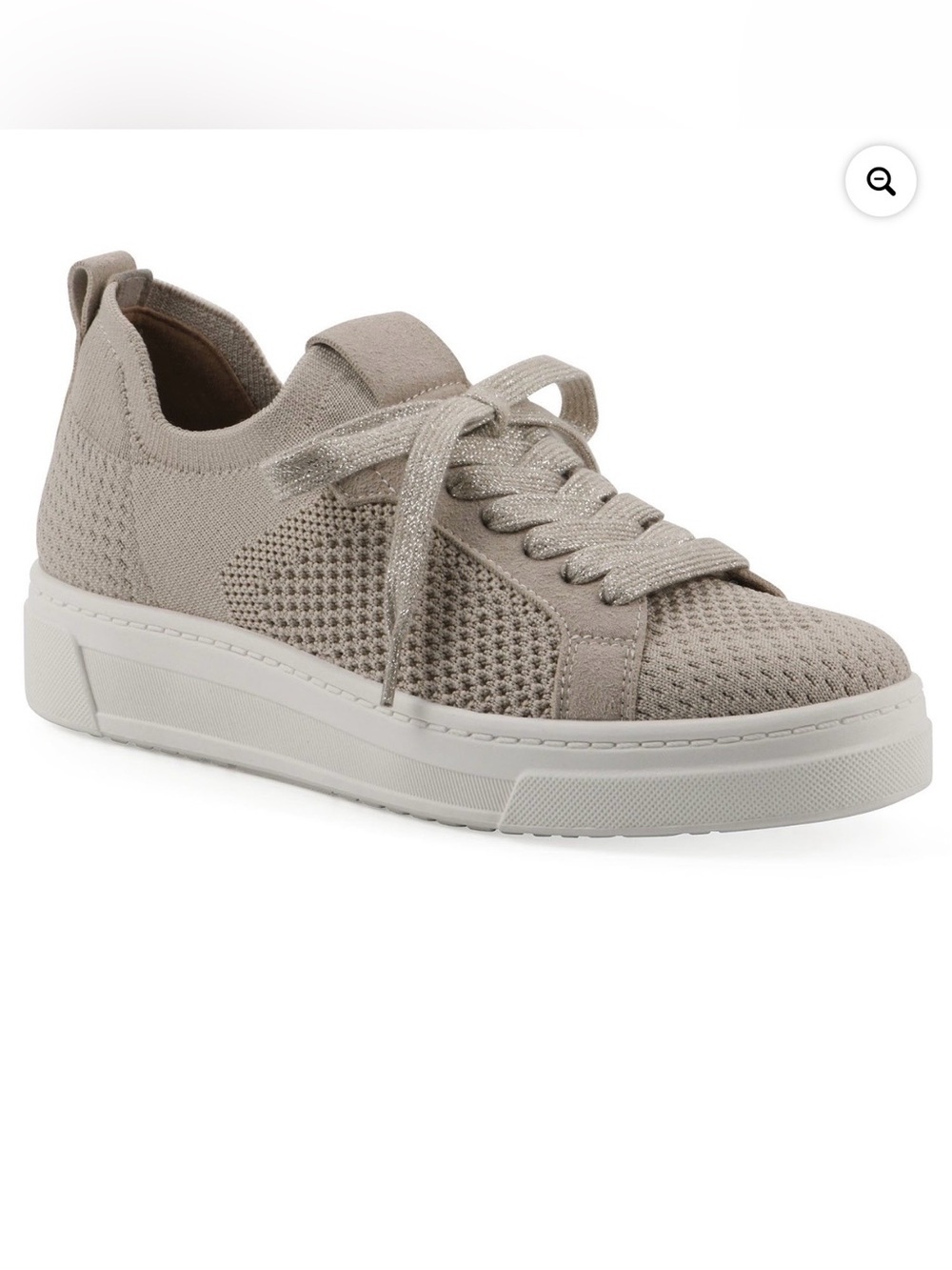 White Mountain Women's Lace-Up Sneaker